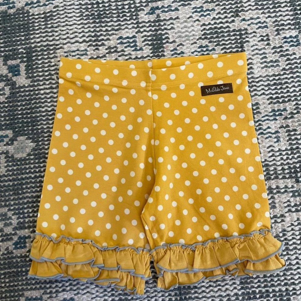 NEW Matilda Jane yellow shorties size 4/8